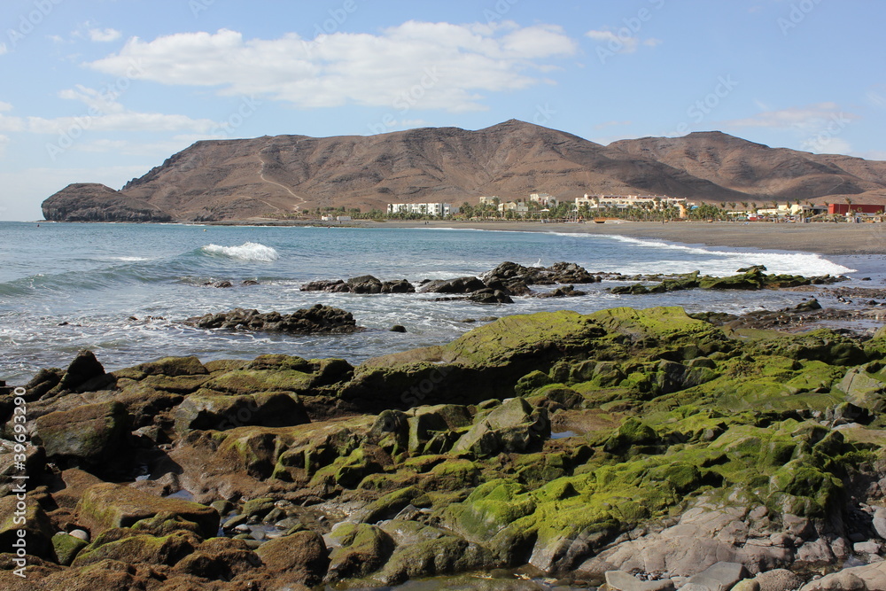 Rocky coastline, Fuerteventura, Canary Islands, Spain