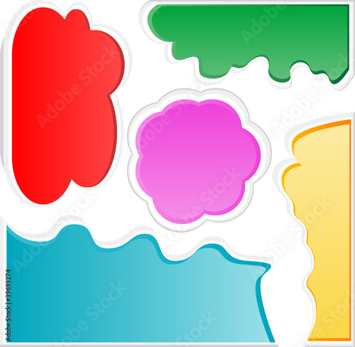 Colorful bubbles for speech