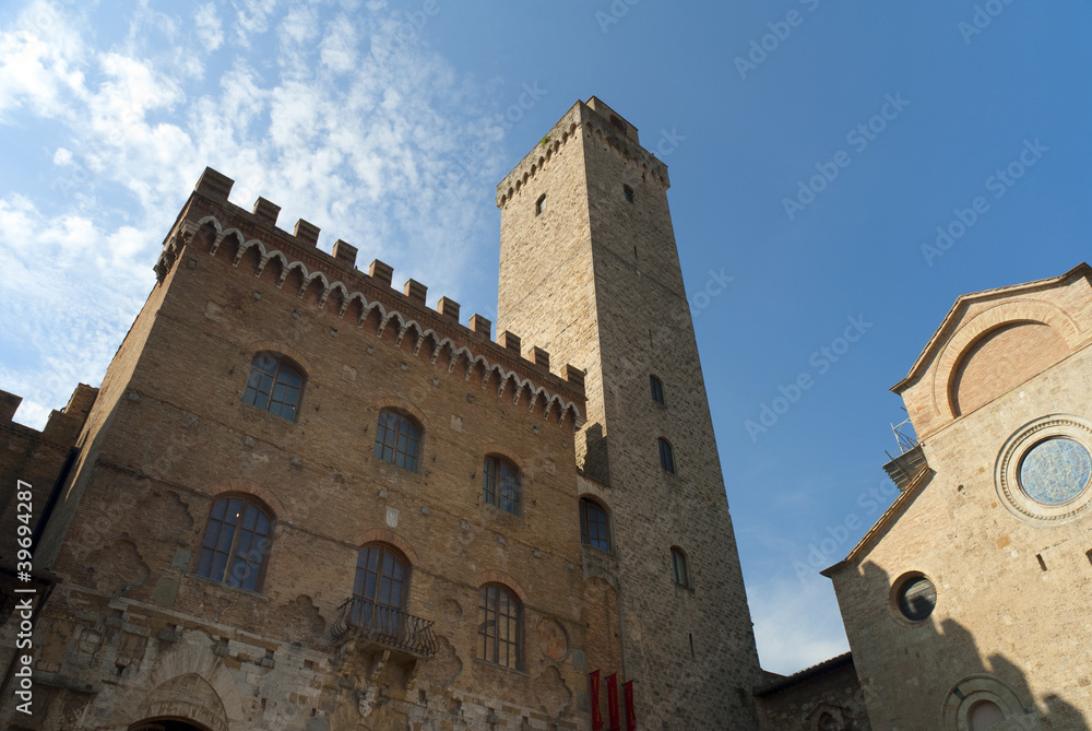 Medieval Tower in San Gimignano Italy