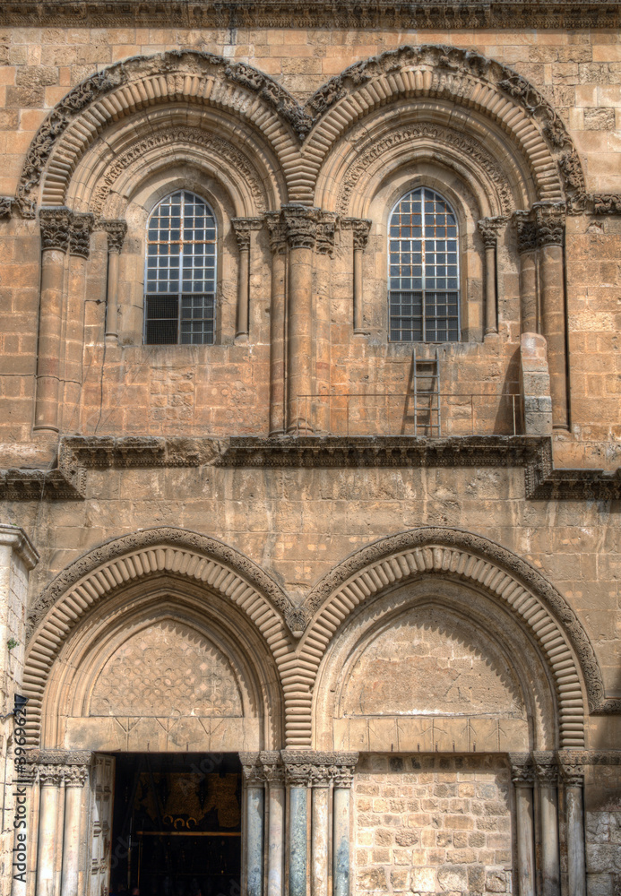 Exterior of Church of the Holy Sepulchre