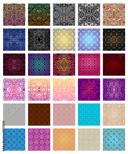 Big collection of seamless patterns
