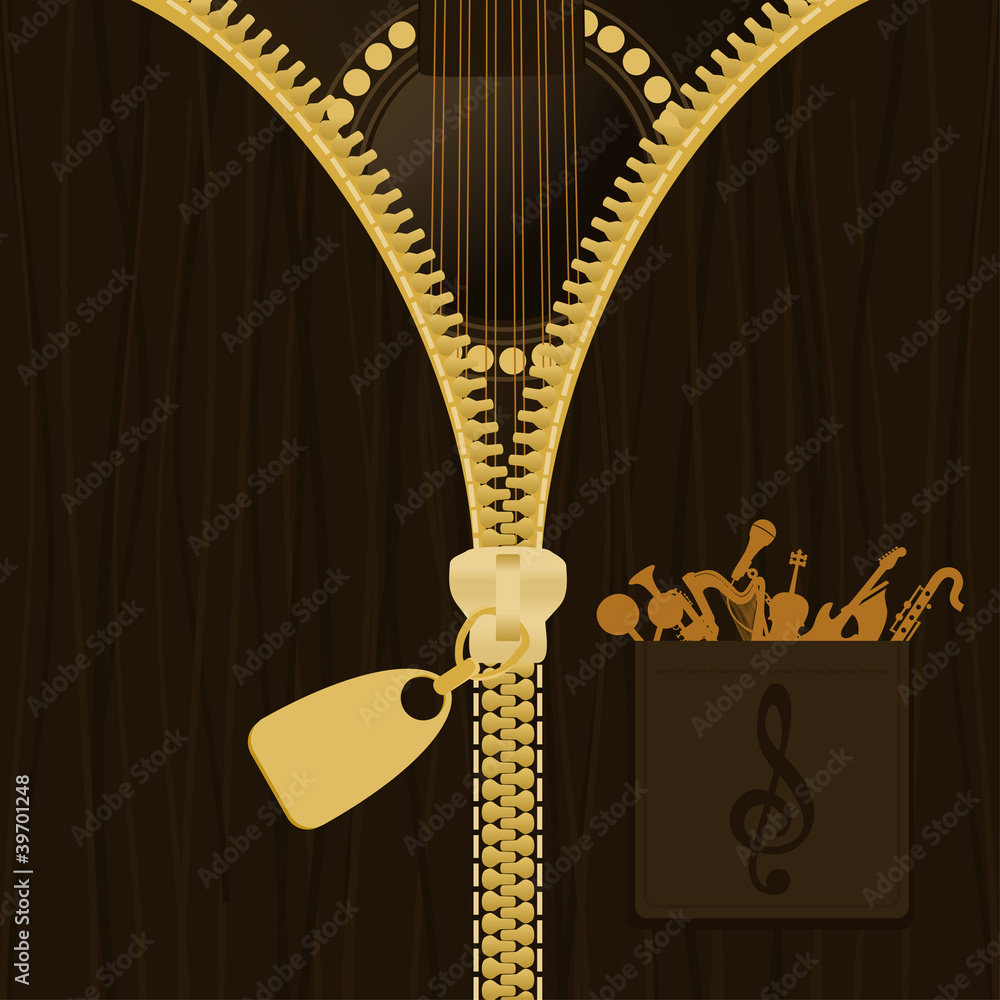 Obraz premium Musical clothes