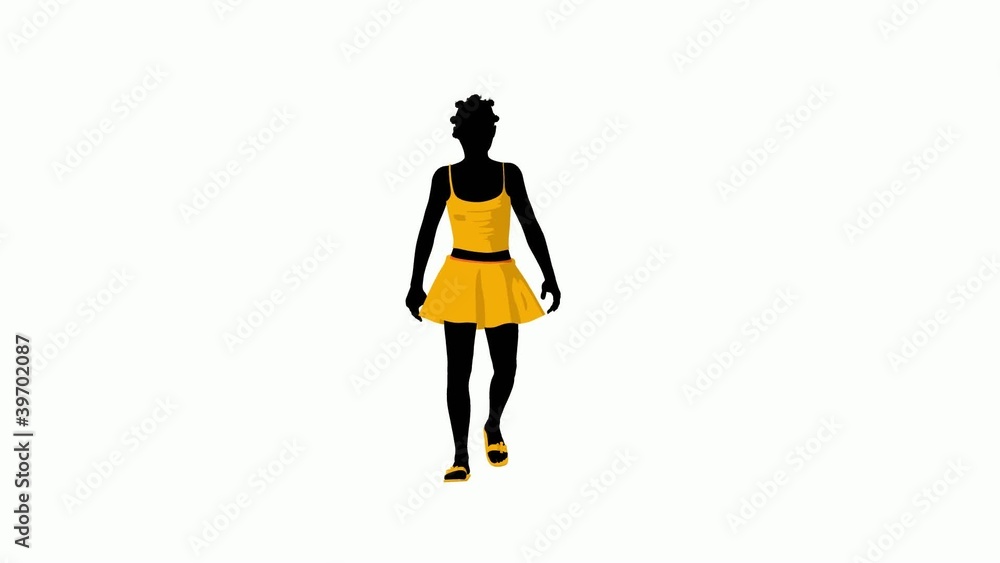african american female teen wearing a swimsuit walking african american female teen wearing a swimsuit walking