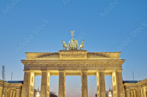 The Brandenburger Tor at Berlin, Germany