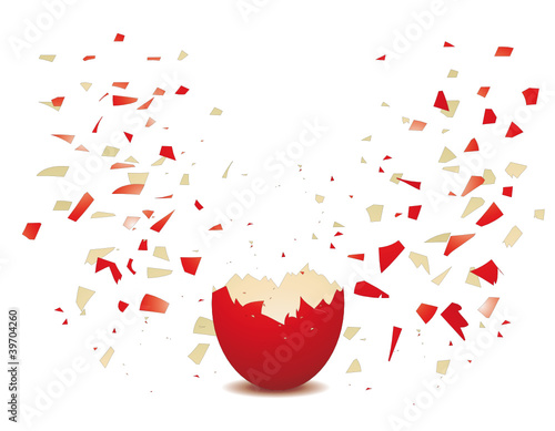 Osterei "Explosion"
