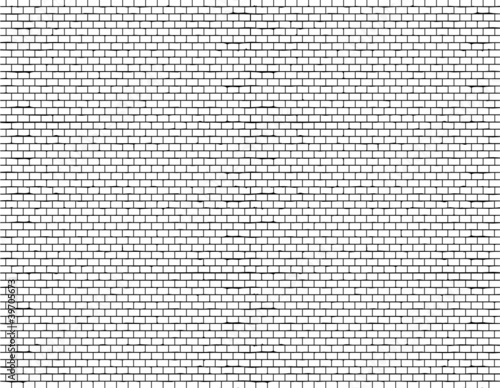 High resolution wall brick brush. Transparent silhouette.