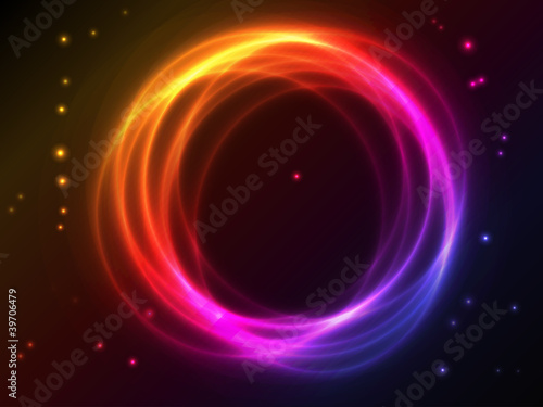 Abstract background with plasma effect