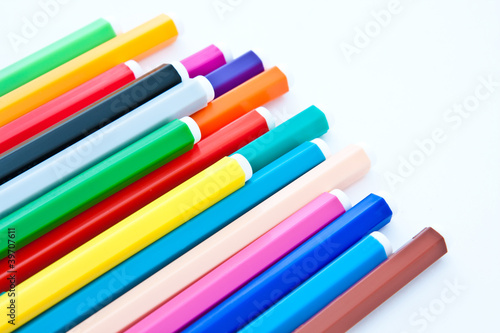 Colorful markers
