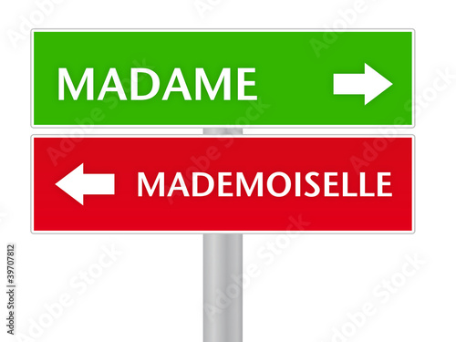 madame - mademoiselle