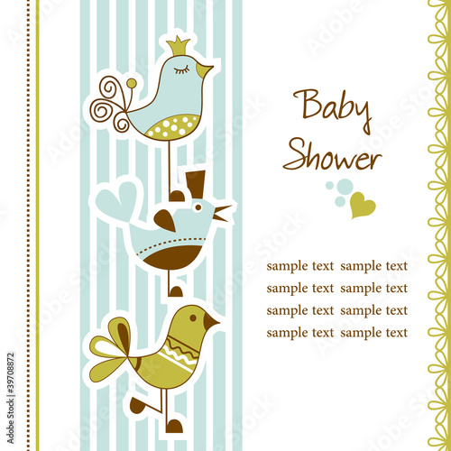 Birds baby shower