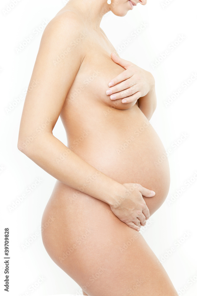 nackte schwangere