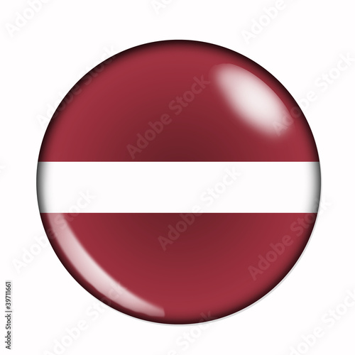 Button flag of Latvia