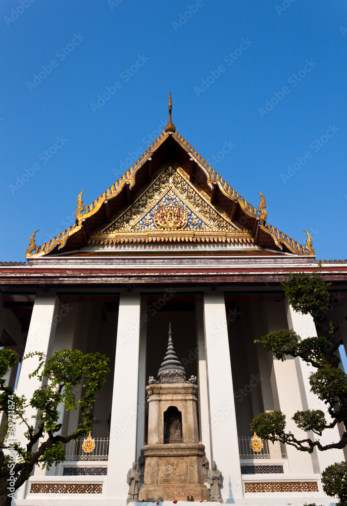 Wat Suthat temple in Bangkok