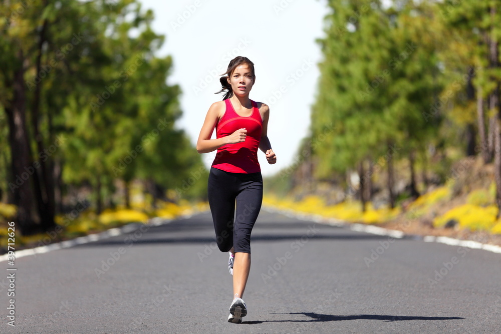 Sport fitness running woman