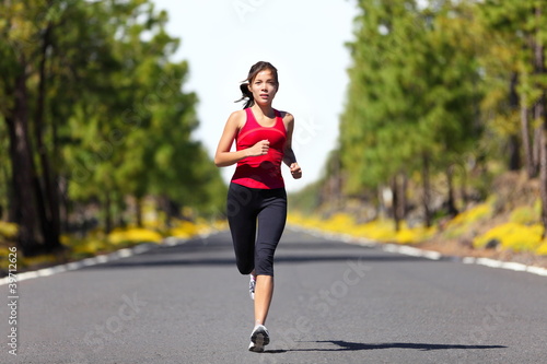 Sport fitness running woman