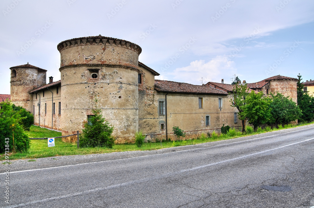 Castle of Folignano. Pontedell'Olio. Emilia-Romagna. Italy.