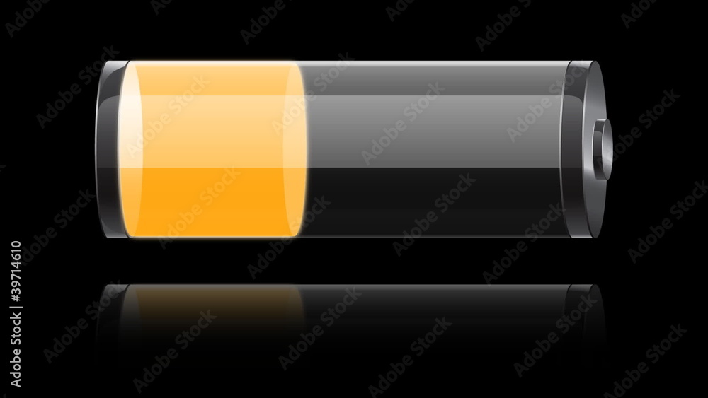 glass orange battery charging glass orange battery charging