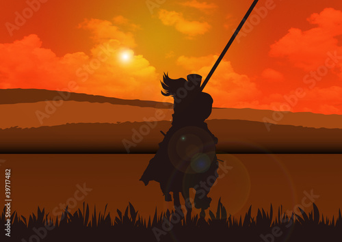 Horse Riding Warrior