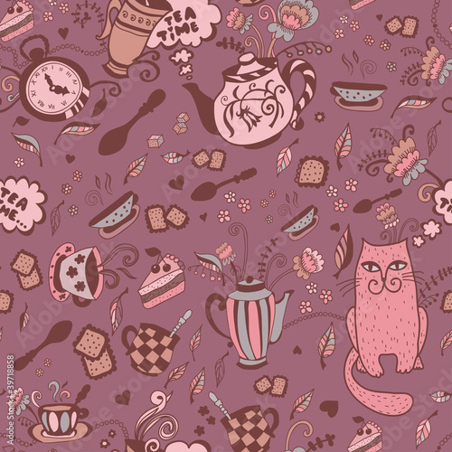 fantasy seamless pattern