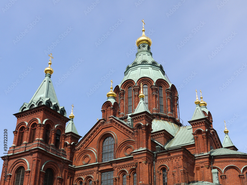 Fototapeta premium Uspenski Kathedrale Helsinki