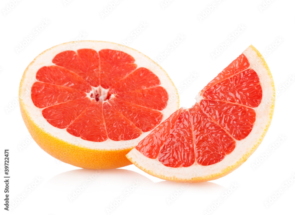 grapefruit slices grapefruit slices