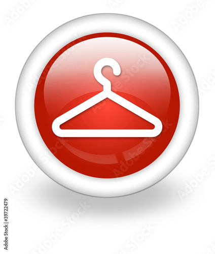Schilderij op canvas Light Red Icon Coat Hanger