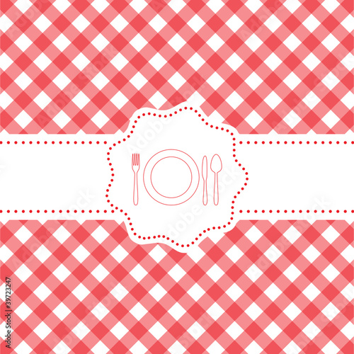 Menu tovaglia fiore
