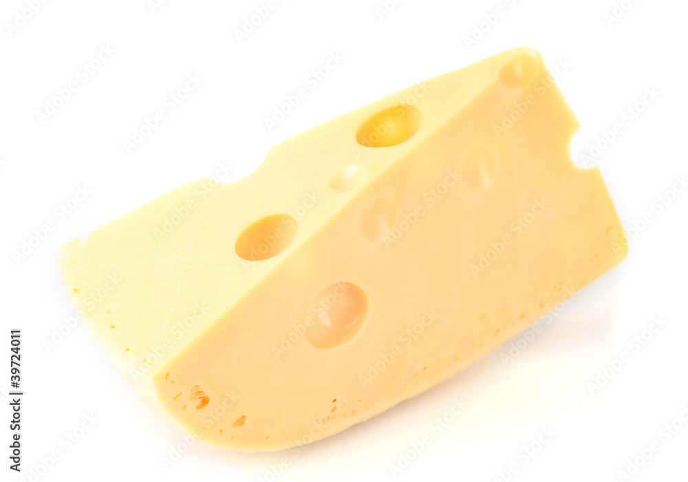 Сheese isolated on white Сheese isolated on white