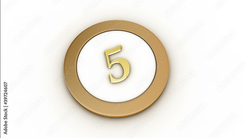 Golden numbers animation. Golden numbers animation.