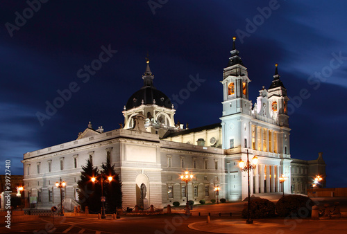 Santa Maria la Real de La Almudena - Cathedral in Madrid, Spain