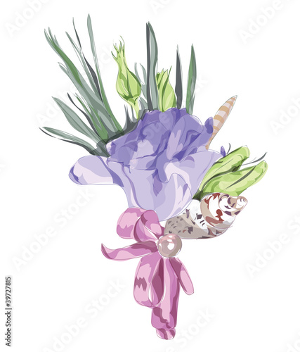 Wedding Floral Decor with Eustoma.