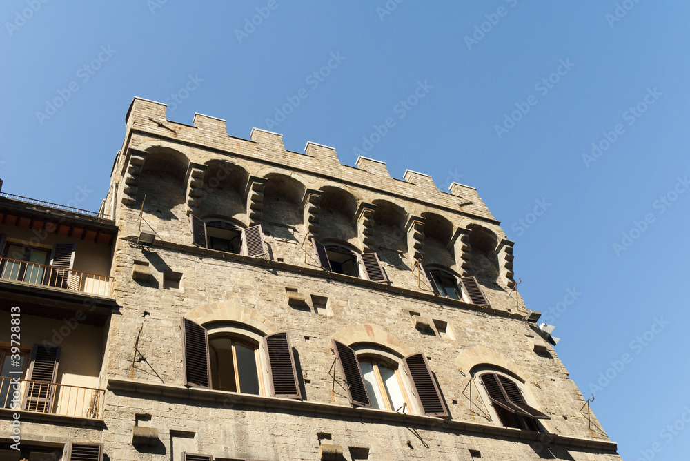 Fortified Building in Bologna Italy