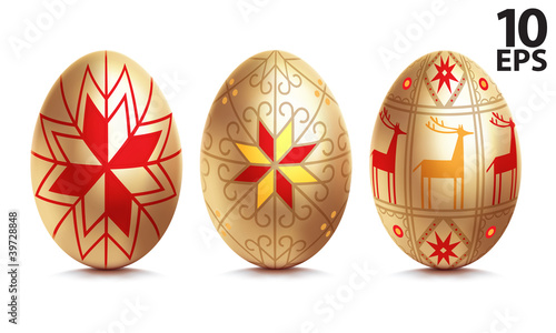 Easter egg. Vector illustration