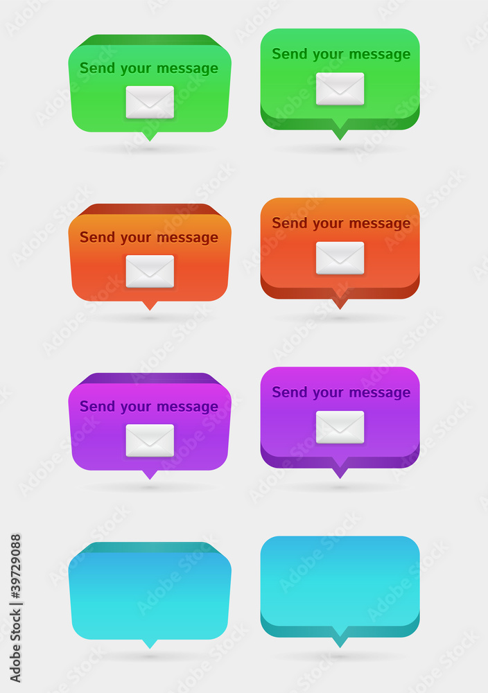 Send buttons. With rollover Send buttons. With rollover
