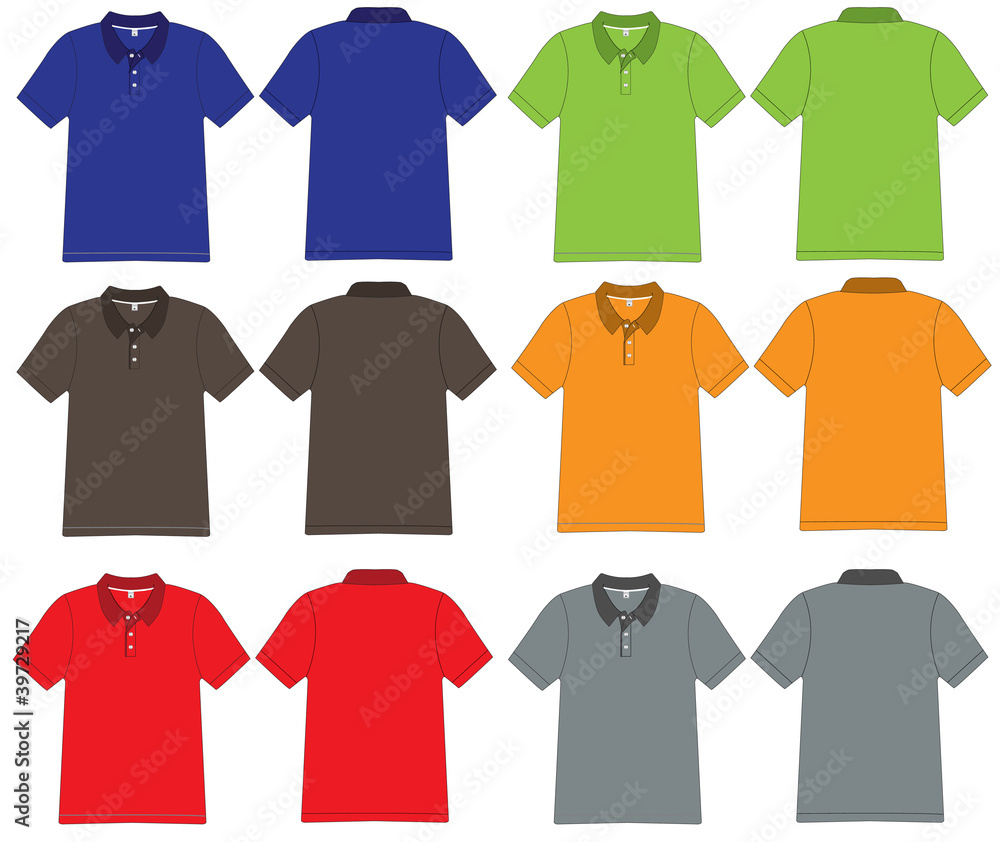 polo shirt design Vector template polo shirt design Vector template