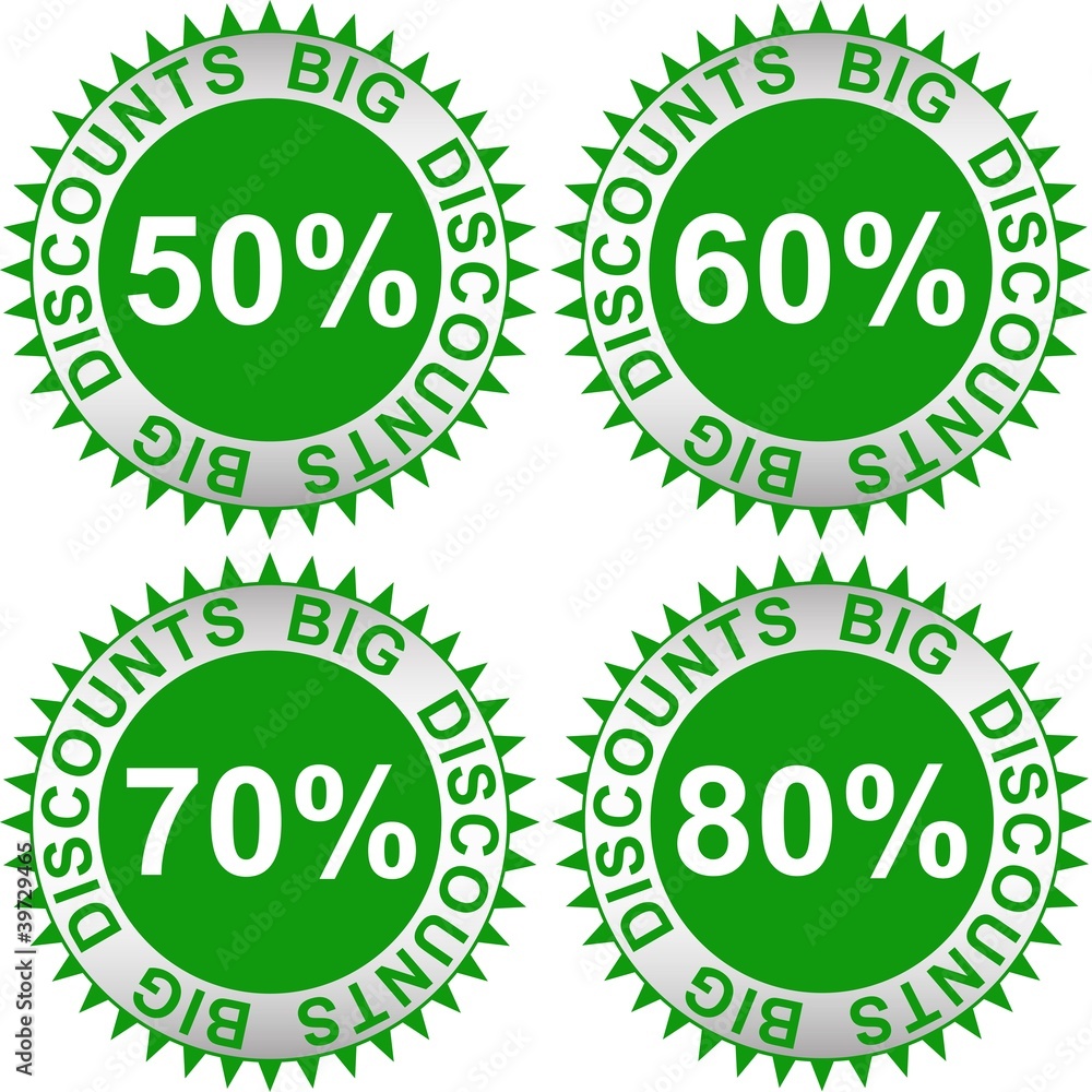 BIG DISCOUNTS BIG DISCOUNTS