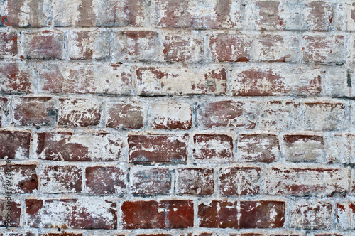 vintage red brick wall