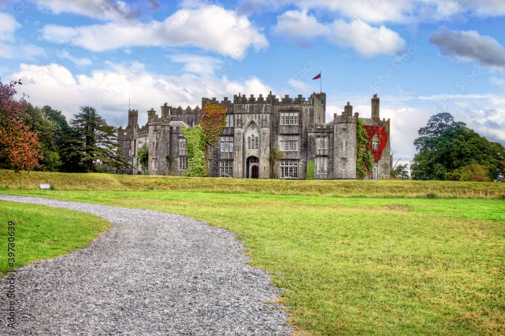 Birr Castle in the town of Birr in County Offaly - Ireland.