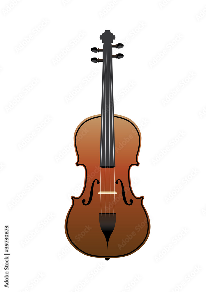 Fototapeta premium ilustracja wektorowa skrzypce