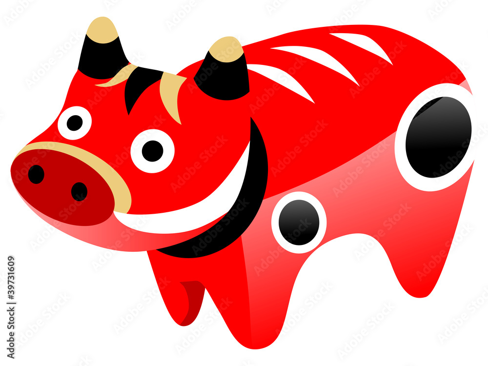 Fototapeta premium 赤べこ