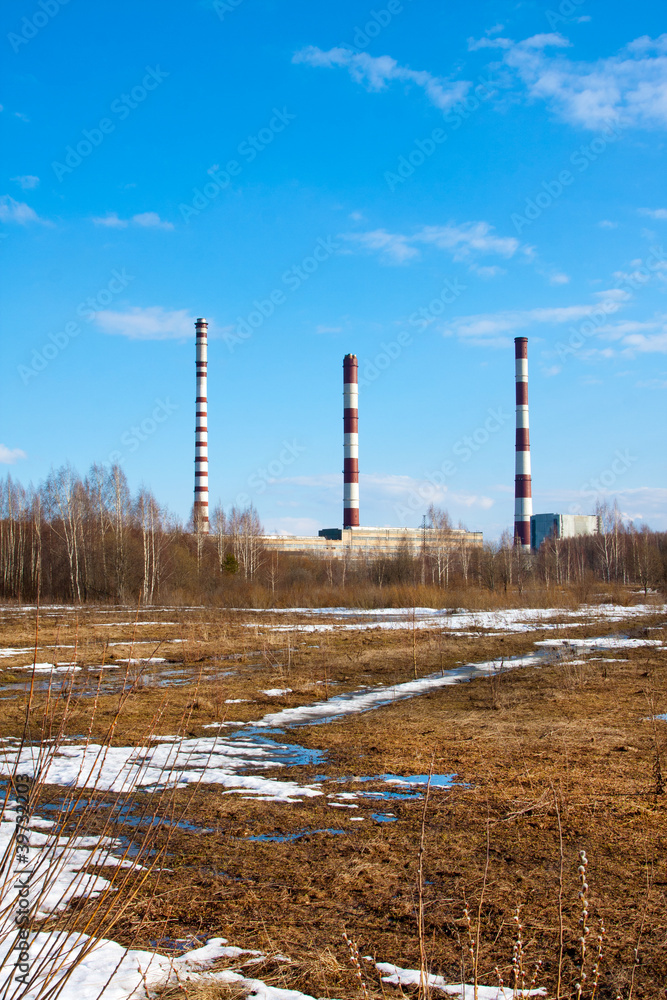 Obraz premium Hydroelectric power station