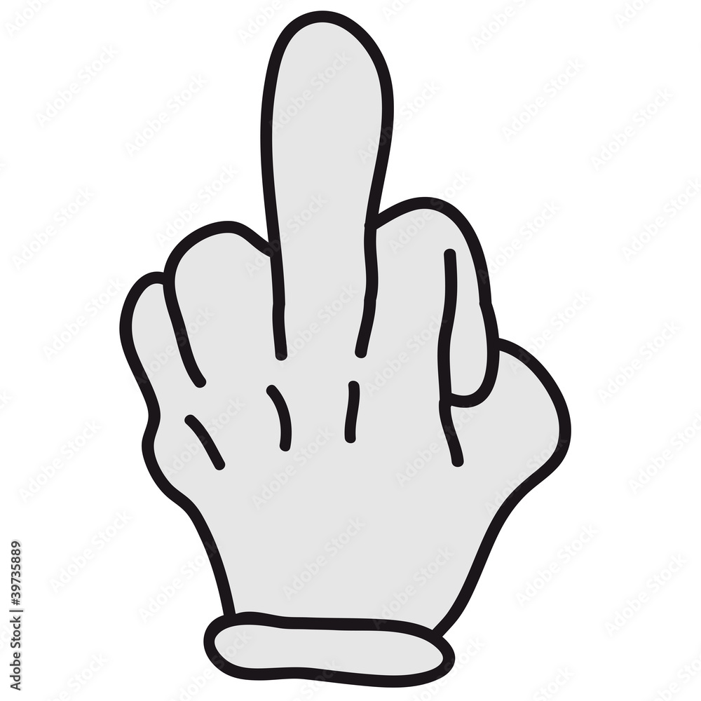 Obraz premium stinkefinger_1c