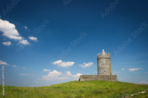 Old Watchtower on the hill, Galway, Ireland