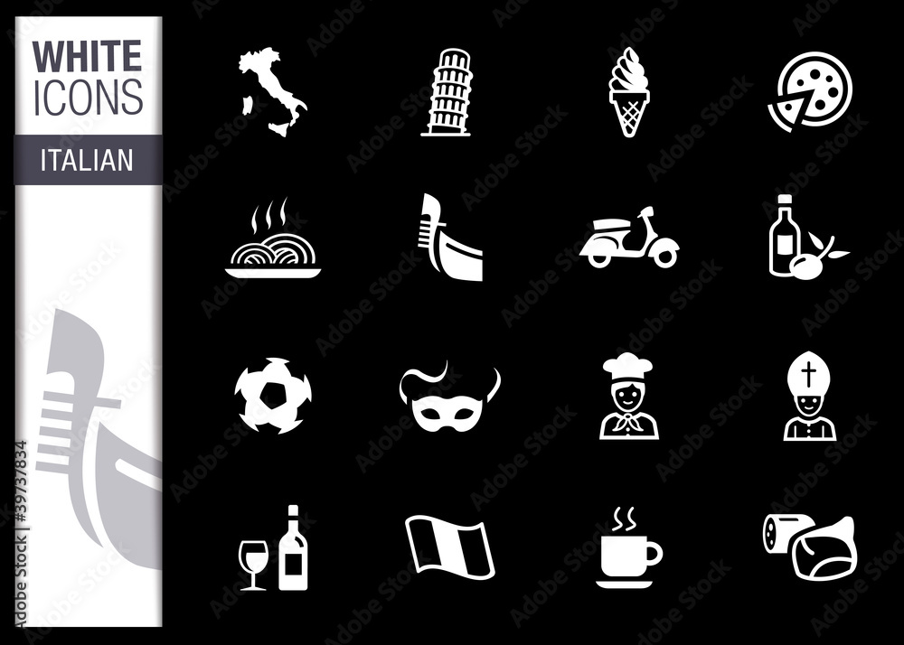 white - Italian Icons