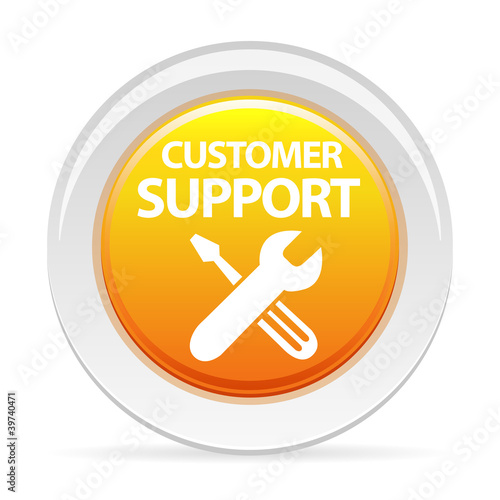 icône support client
