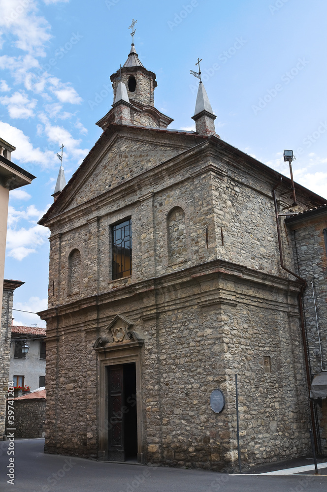 St. Lorenzo Church. Bobbio. Emilia-Romagna. Italy.