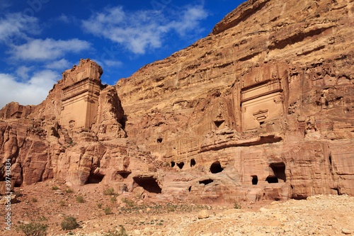 Tombs in Petra  Jordan