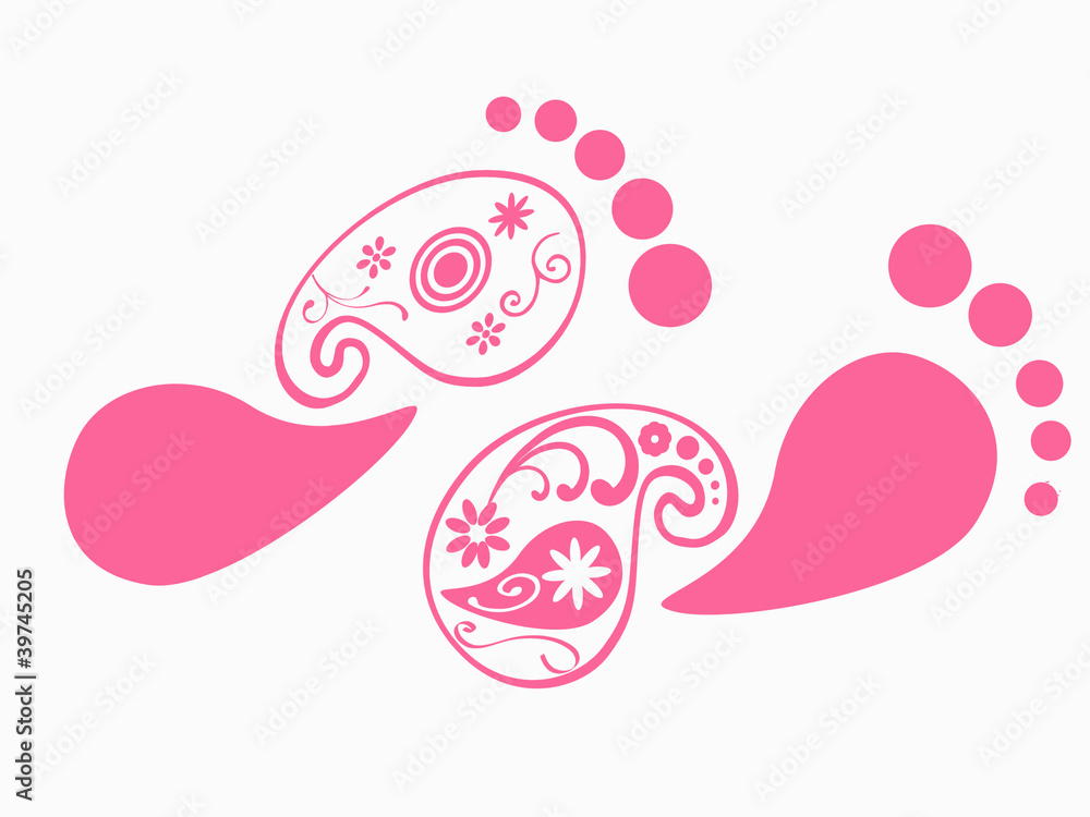 Fototapeta premium Pink Feet