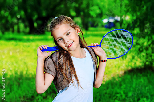 tennis girl © Andrey Kiselev