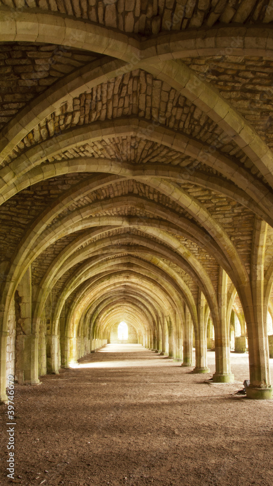 Abbey ruin arches